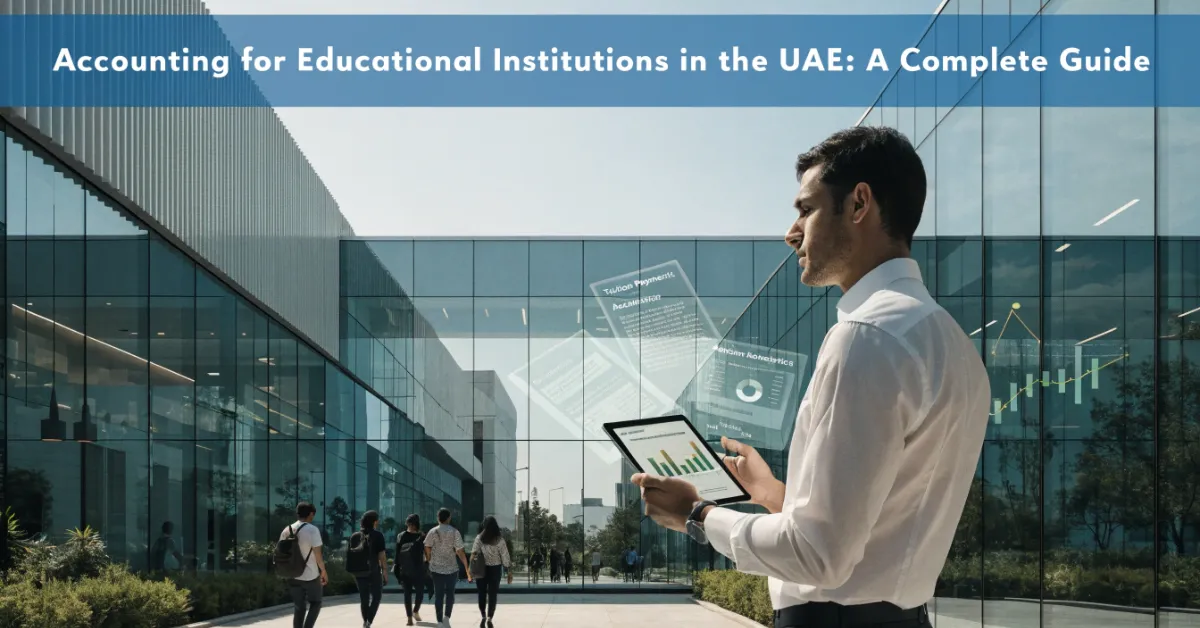 Accounting for Educational Institutions in the UAE with modern financial management, budgeting and compliance for schools and universities.