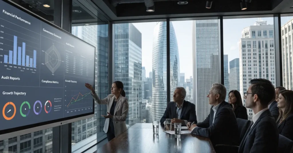 Corporate Governance improving accounting accuracy through strong internal controls, financial oversight, and approval processes.