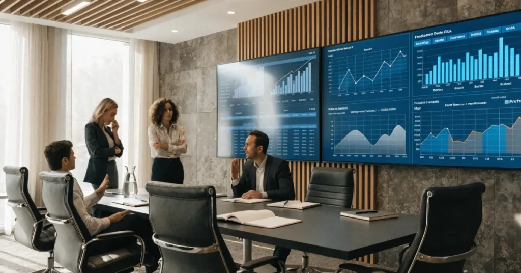 ERP Systems providing real-time accounting reports, financial dashboards, and business intelligence for faster financial decision-making.