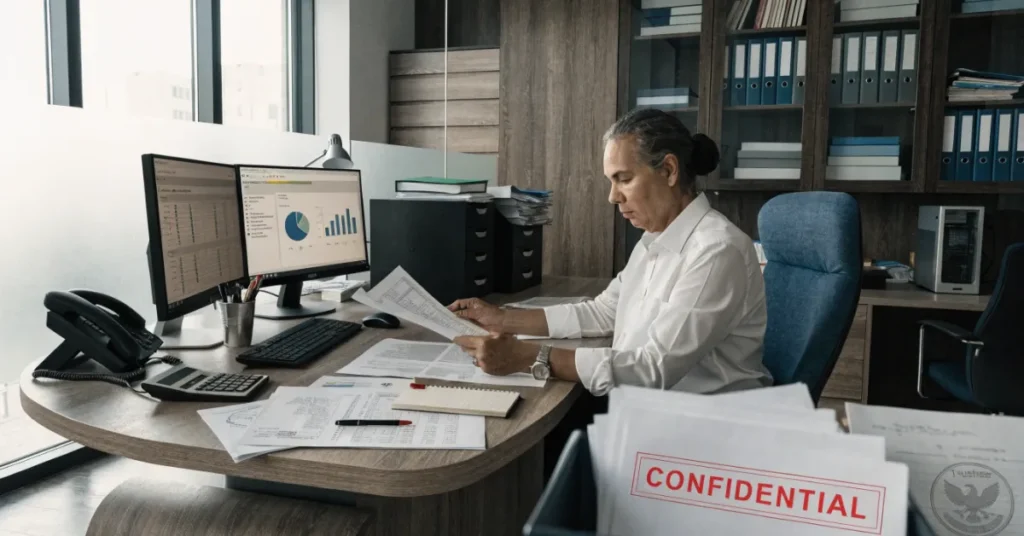 Accounting professional managing Trusts financial records, reporting, and fiduciary accounting compliance.