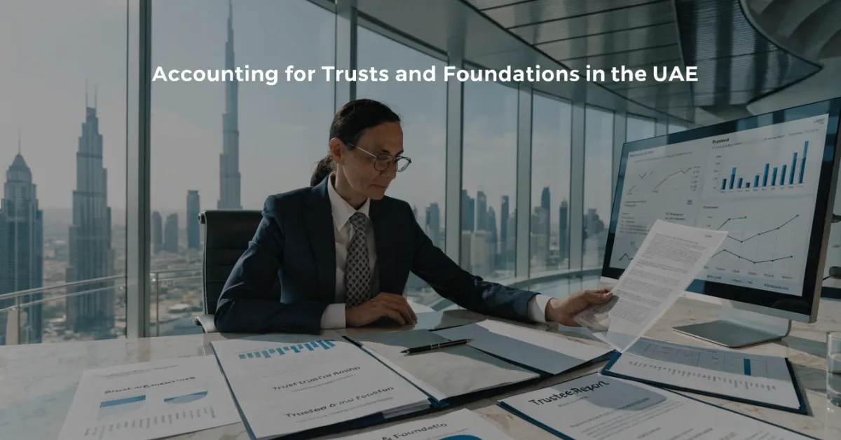 Accounting for Trusts in the UAE with professional financial reporting, compliance documentation, and corporate governance.