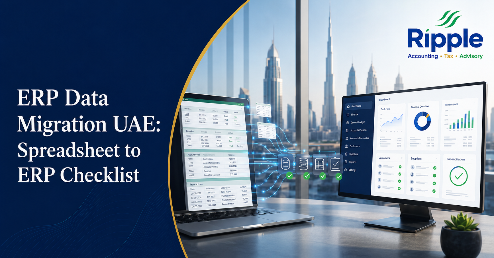 ERP Data Migration UAE Spreadsheet to ERP Checklist