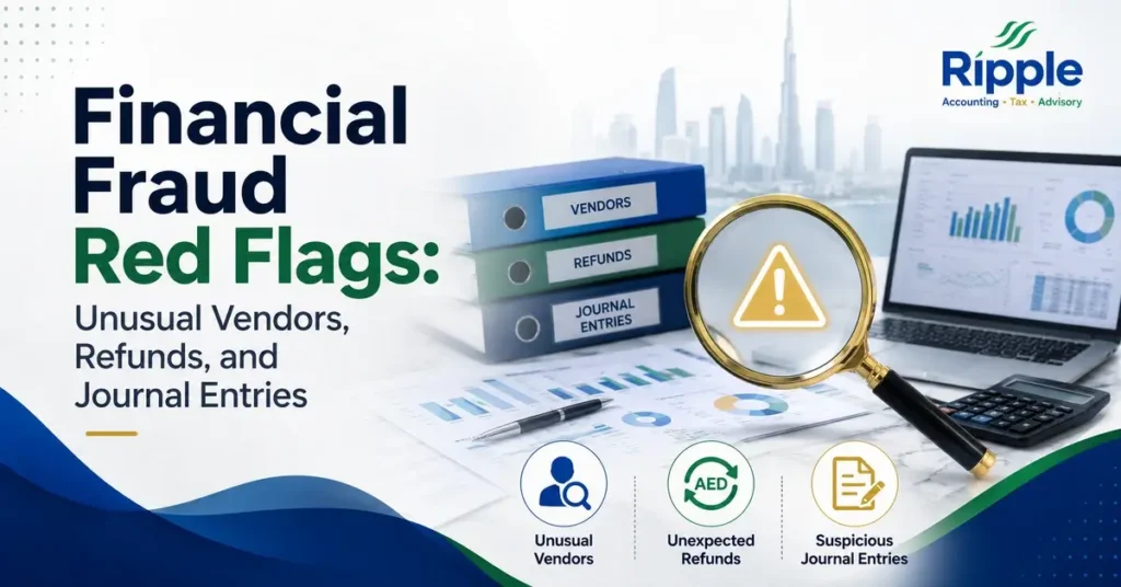 Financial Fraud Red Flags Unusual Vendors Refunds and Journal Entries