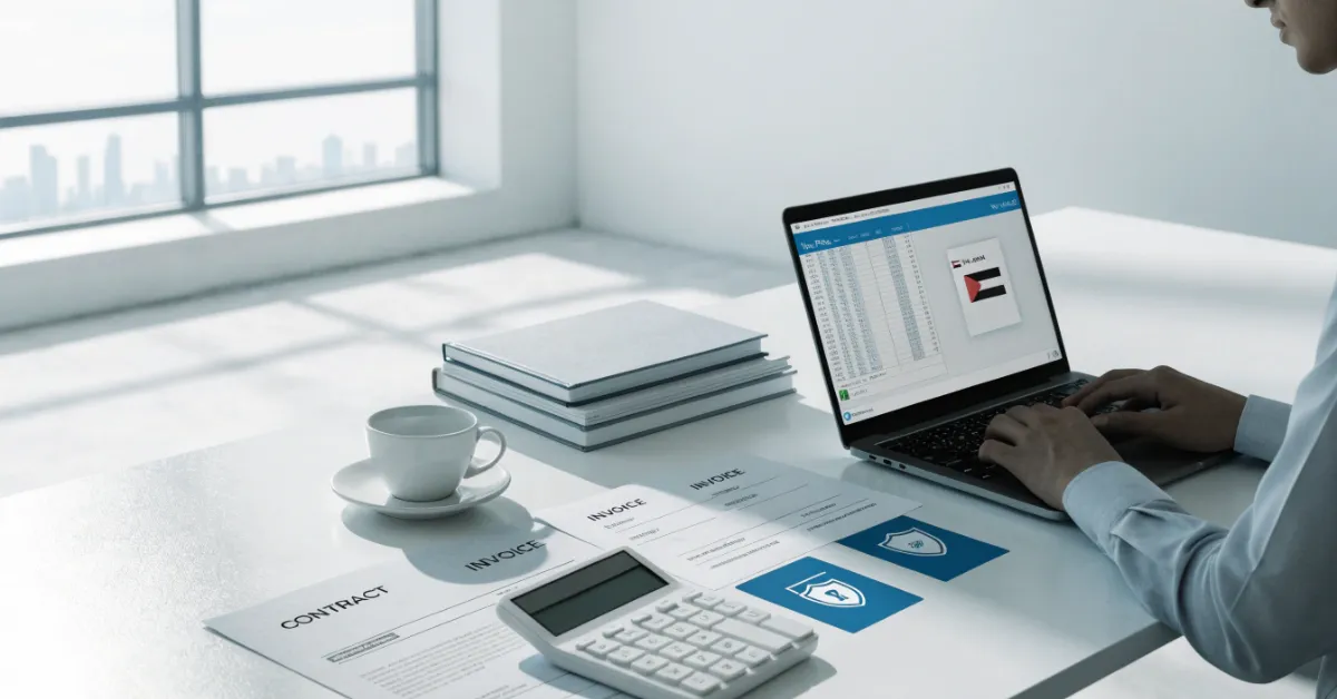 Freelancer Corporate Tax compliance with bookkeeping, Corporate Tax filing, financial records, and business documentation for UAE freelance professionals.