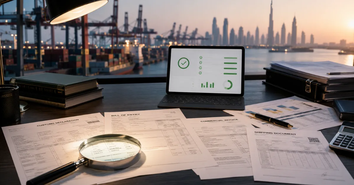 Import VAT UAE three-way Customs Reconciliation matching Customs, EmaraTax and accounting records before VAT return filing.