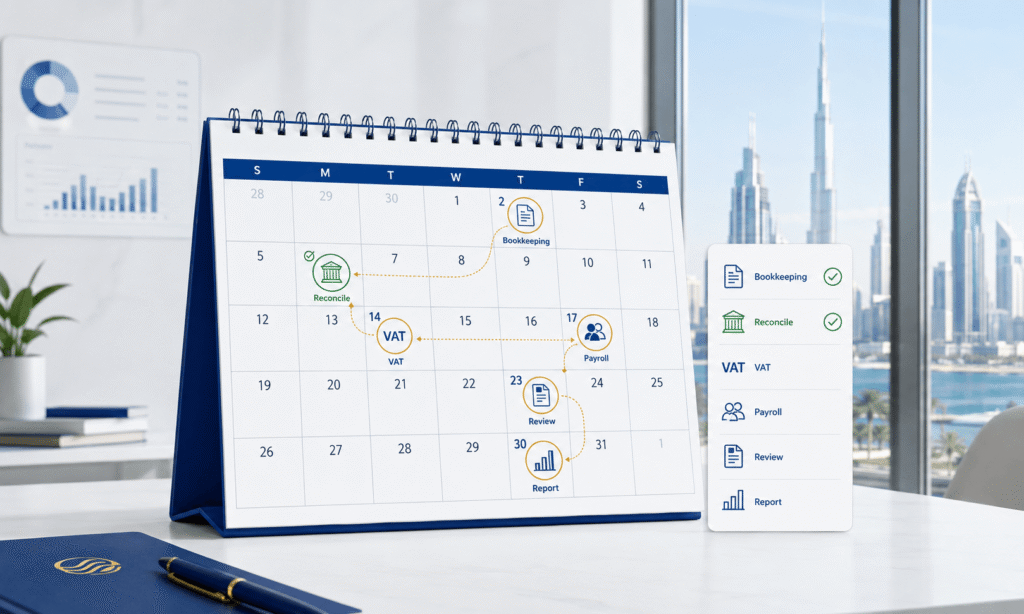 Monthly Accounting Calendar UAE