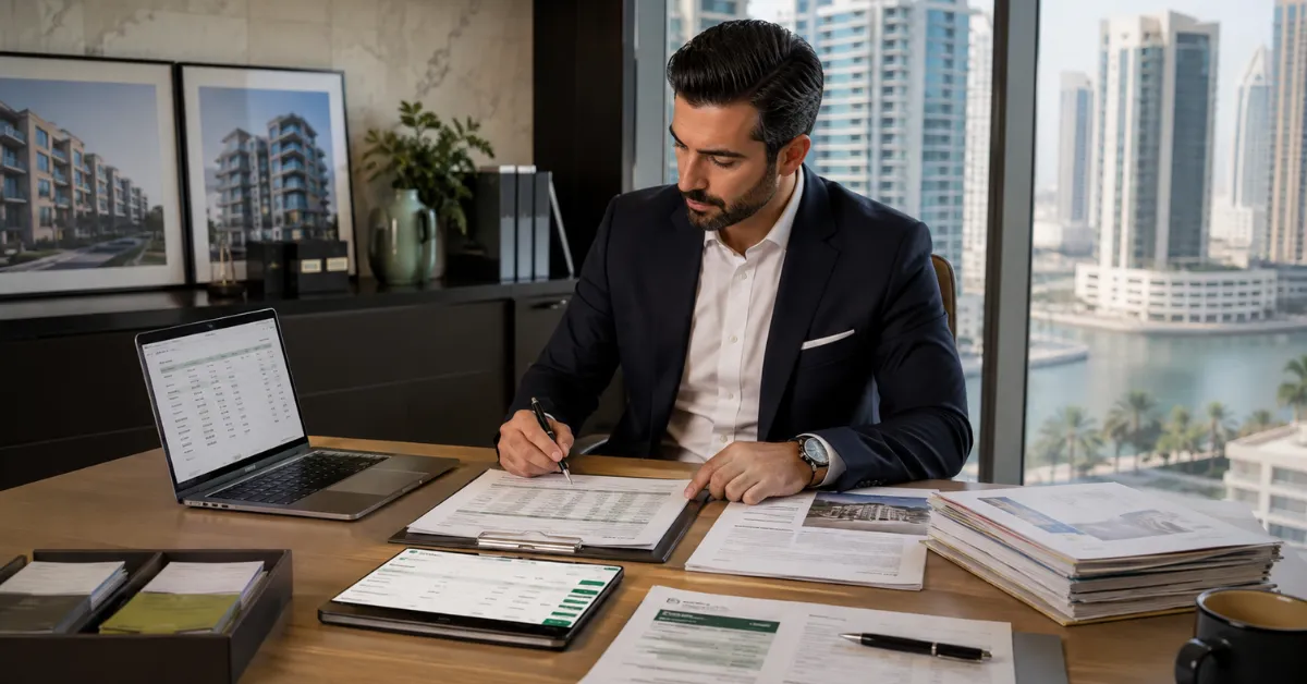 Property Management Accounting UAE showing separation of owner funds, rental collections and property management fee income.