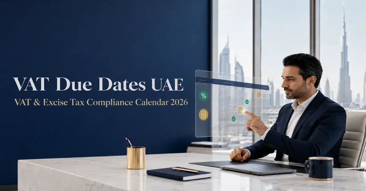 VAT and Excise Tax Due Dates