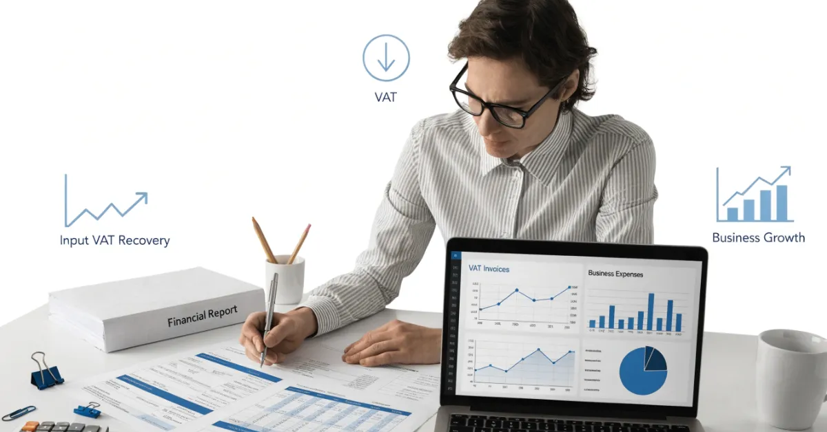 Voluntary VAT Registration compliance with VAT returns, tax invoices, bookkeeping, financial records, and UAE business tax management.