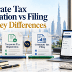 Corporate Tax Registration vs Filing UAE