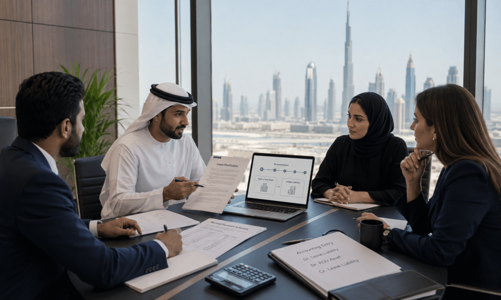 IFRS 16 lease modification