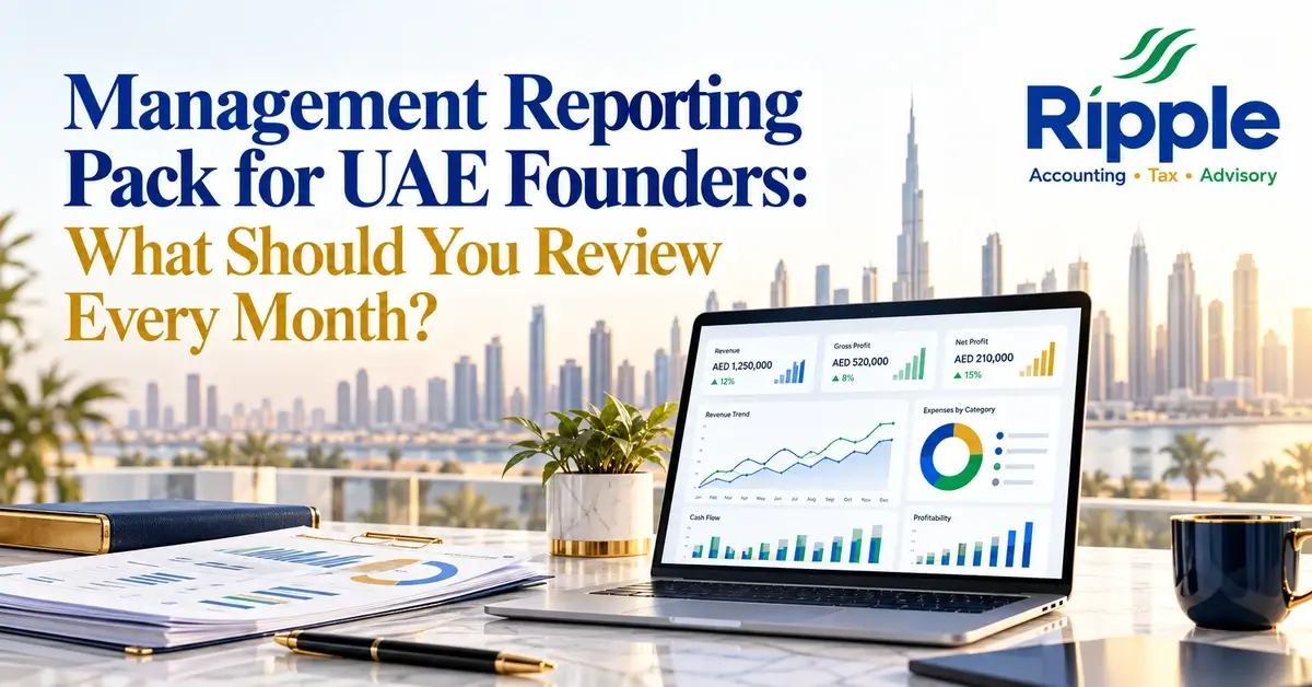 Management Reporting Pack UAE Founders What Should You Review Every Month