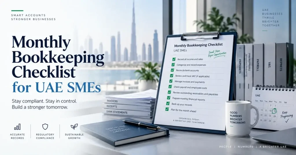 Monthly Bookkeeping Checklist UAE
