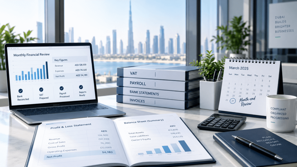 Monthly Bookkeeping Matters UAE