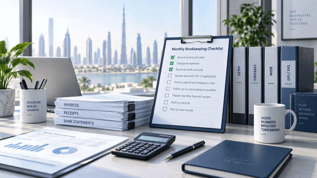 Monthly Bookkeeping Matters for UAE SMEs