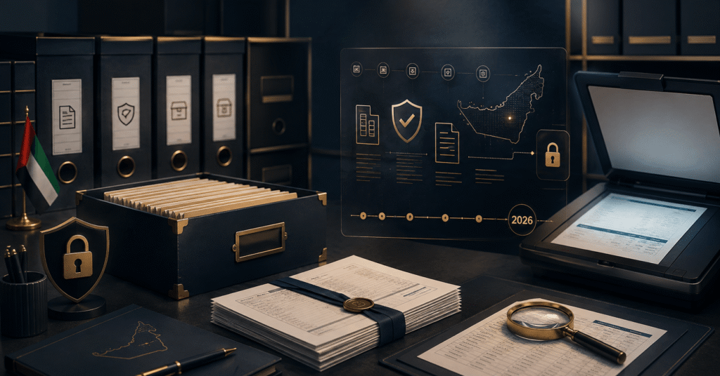 UAE accounting record keeping requirements