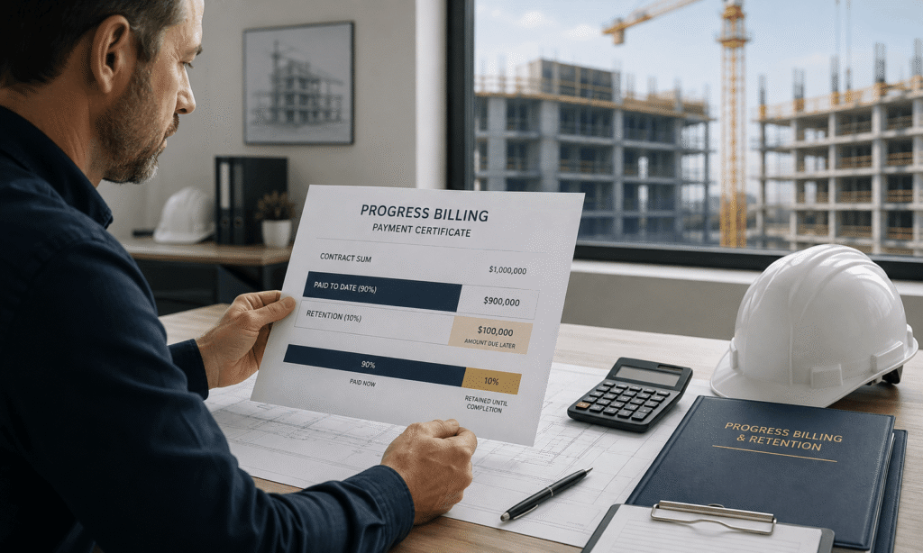 retention receivables accounting