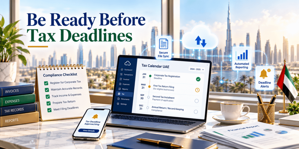 Cloud Accounting Setup UAE for Startups Before Tax Deadlines