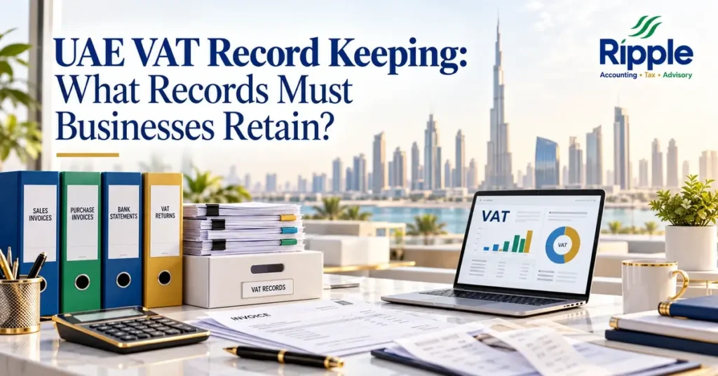 UAE VAT Record Keeping What Records Must Businesses Retain
