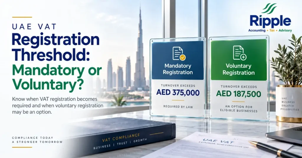 UAE VAT Registration Threshold Mandatory or Voluntary