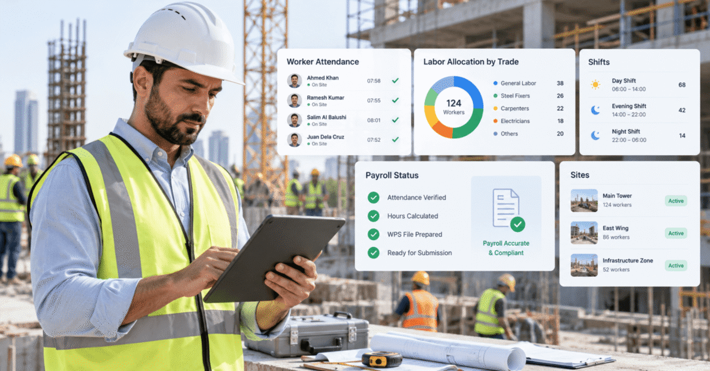 WPS Payroll Construction UAE