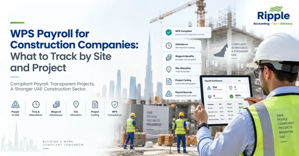 WPS Payroll Construction UAE What to Track by Site and Project