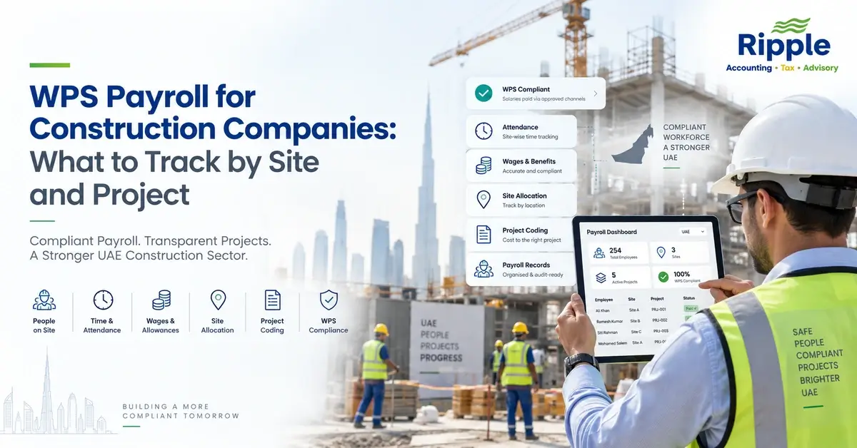 WPS Payroll Construction UAE What to Track by Site and Project
