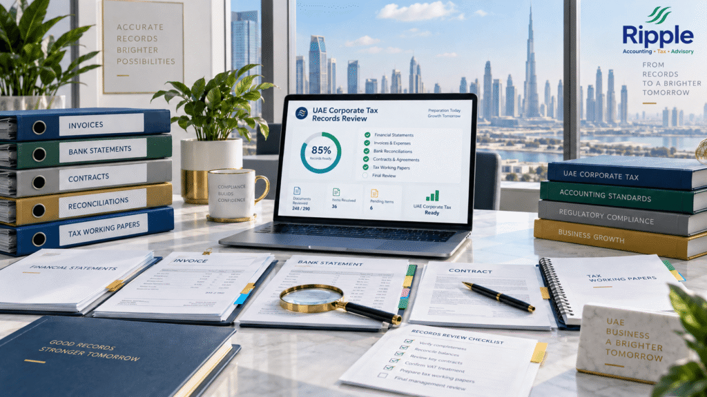 records review before Corporate Tax filing UAE