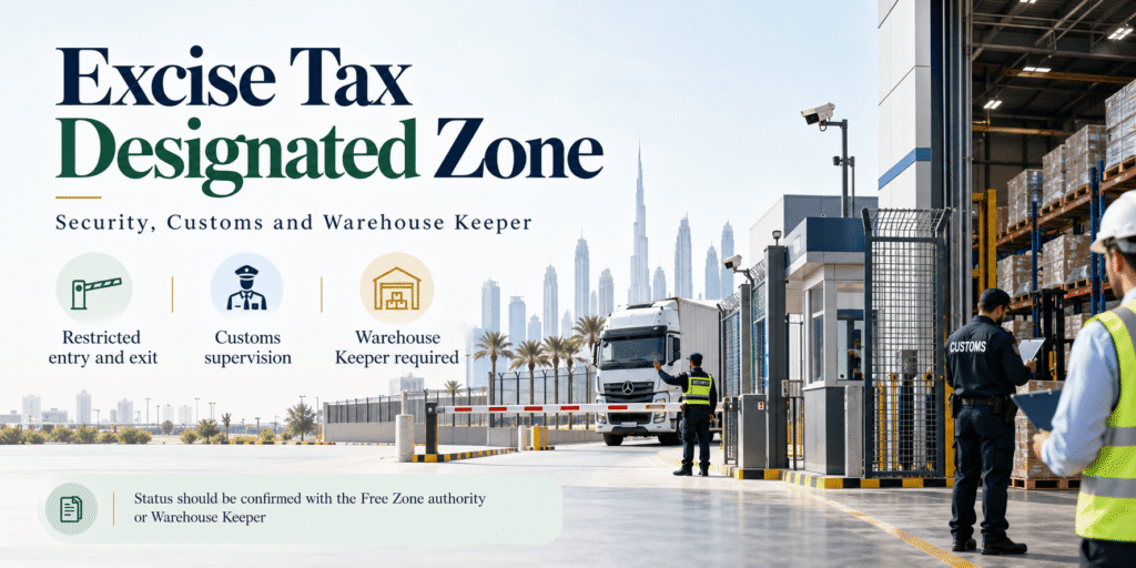 Excise tax Designated Zone