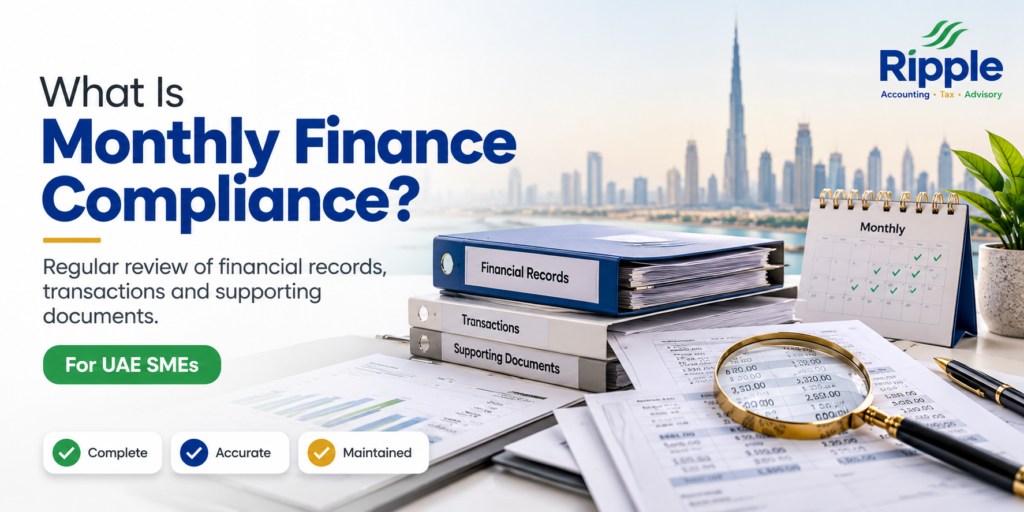 Monthly Finance Compliance UAE