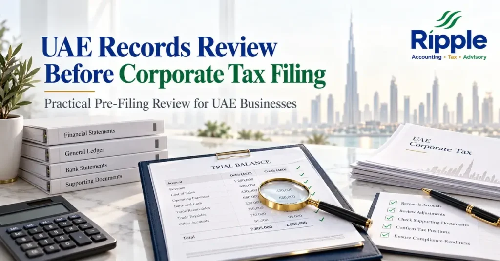 UAE Records Review Before Corporate Tax Filing